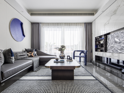 鲁能泰山7号130㎡现代简约风三居室装修案例