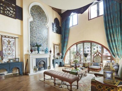 基正唐宁1号田园北欧风256平米别墅装修案例