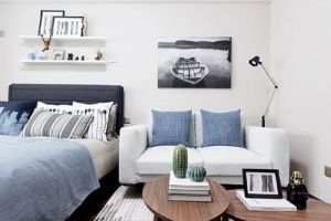 [成都大业美家装饰]单身公寓，不仅效果好还特别舒服