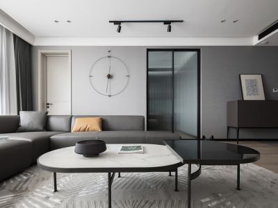 利航观棠简约风格125平米装修案例