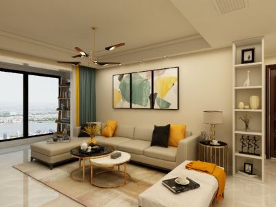 天一华府80平现代简约二居装修案例