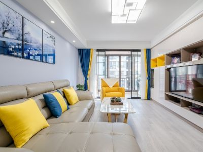 国基城邦90平米现代三居装修案例