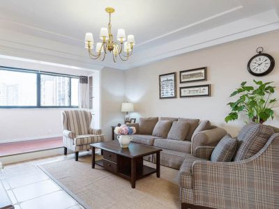 康桥东麓园美式风格142平米四室两厅装修案例