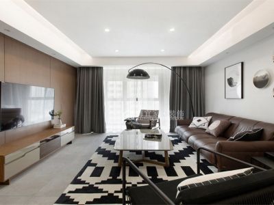 中海临安府北欧风格168平米三居室装修案例