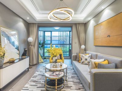 和都国际现代风格119平米装修案例