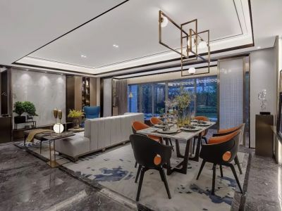 恒大名都新中式风格131平米