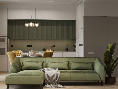 华地学府名都100平米三居室现代清新三居室装修案例