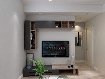 德国印象70平米现代简约二居装修案例