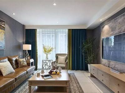 学林雅苑三居118平现代风格装修案例