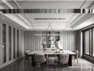 智慧城150㎡法式风格三室二厅装修案例