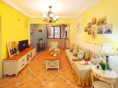 世荣作品壹号田园风格142平米四室两厅装修案例