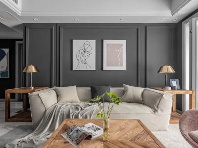 金鳞花园110㎡北欧简约风三居室装修案例