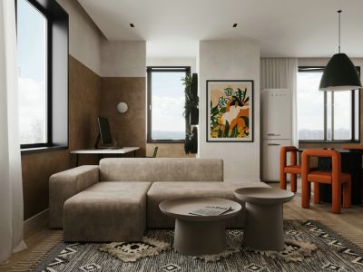 云璟府88㎡北欧浪漫风二居室装修案例