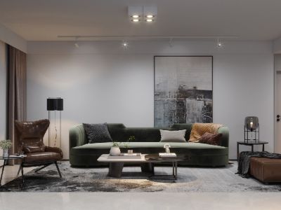 永辉巴黎300平新中式复式楼装修案例