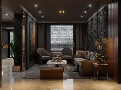 盛世公馆330平现代简约别墅装修案例