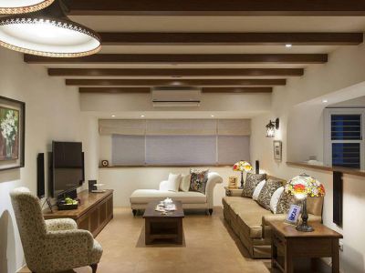 和美星城三居106平美式风格装修案例