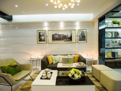 怡海星城三居118平现代风格装修案例