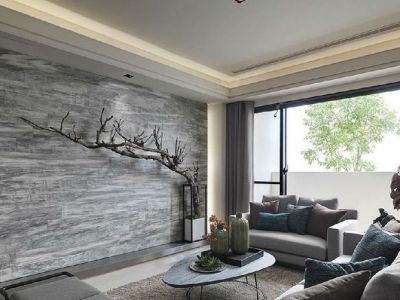 钱隆学府二期三居117平现代风格装修案例