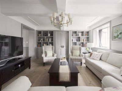 长沙玫瑰园四居132平欧式风格装修案例