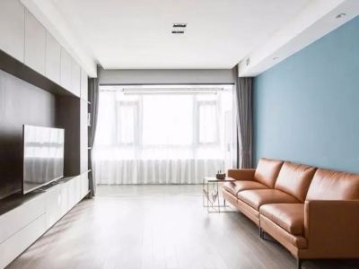 90㎡二居室极简风格装修案例