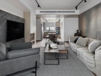 恒大雅苑130平三居室现代风格装修案例