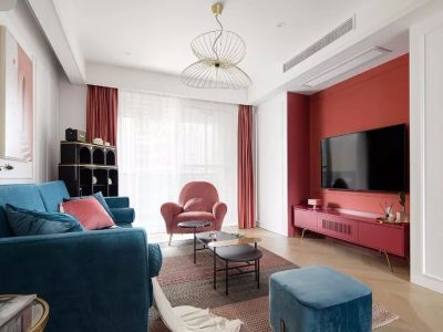 龙光水悦龙湾120平三居室现代风格装修案例