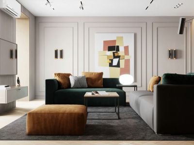 秀山小区88㎡北欧风二居室装修案例