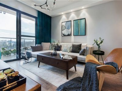 金座昕艺园238平米四居室轻奢风格装修案例