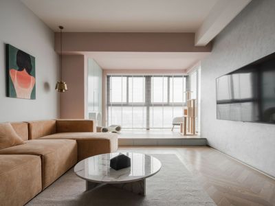 金梦花园现代风格105平米三居室装修案例