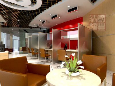 500平米丰汇通理财公司现代风格装修案例