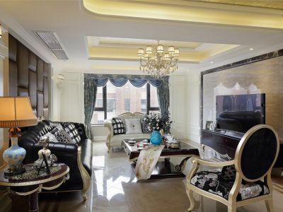 半山溪谷新古典风格143平米四室两厅装修案例