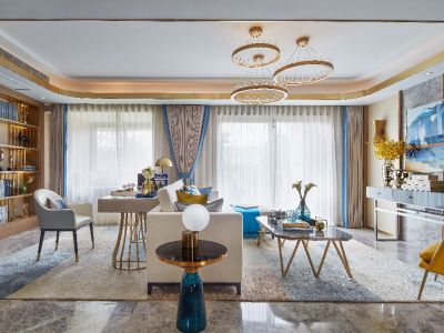 邦泰天誉现代风格139平米装修案例