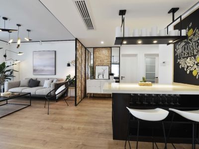 正黄翡翠堂现代风格119平米装修案例