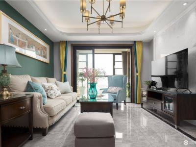 威尼斯水城120平方米三居室现代风格装修案例