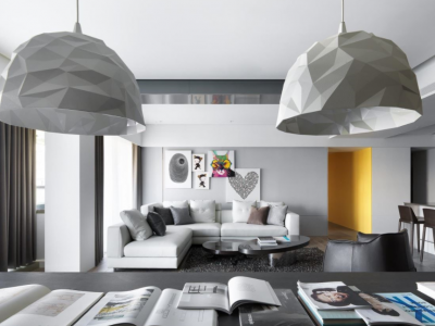 Moco郦江简约风格168平米三居室装修设计图案例