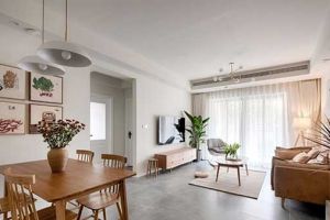 [成都家和装饰]86㎡原木北欧风装修，卧室装修实用又舒适