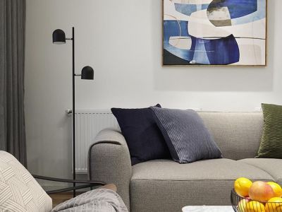 万锦红树湾109㎡现代简约风三居室装修案例