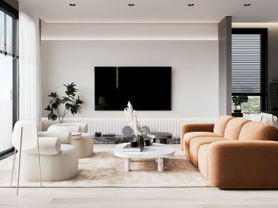 恒大御景湾170㎡四居室现代简约装修案例