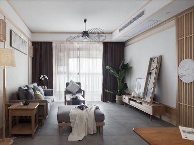 美景嘉园日式风格144平米三室两厅装修案例