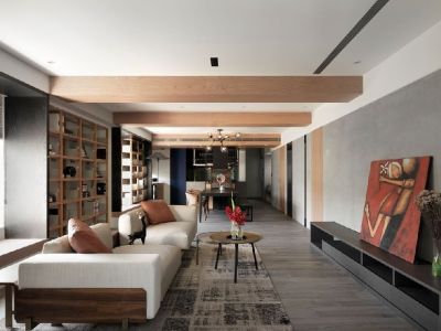 绿海云天165㎡三居室现代风格装修案例