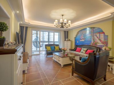 正商城地中海风格142平米四室两厅装修案例