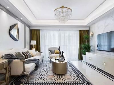 天际首府142平四居室欧式风格装修案例