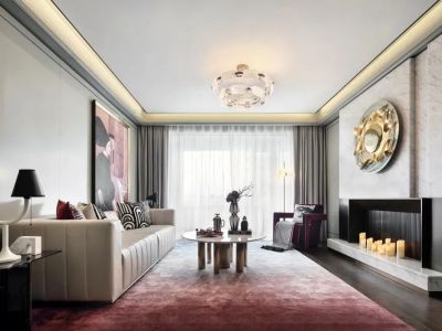 邦泰天誉现代风格161平米装修案例