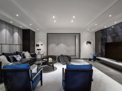 城中央南城现代风格130平米装修案例