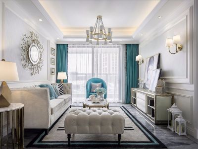 恒大名都现代风格131平米装修案例