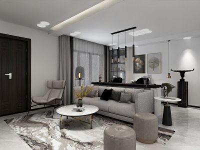 金科集美九龙湖83平现代风格装修案例