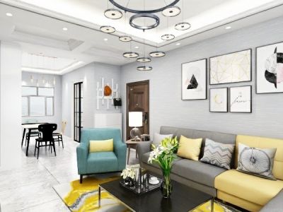 华润凯旋门78平现代风格装修案例