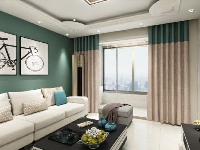 华硕御龙苑101平现代风格装修案例