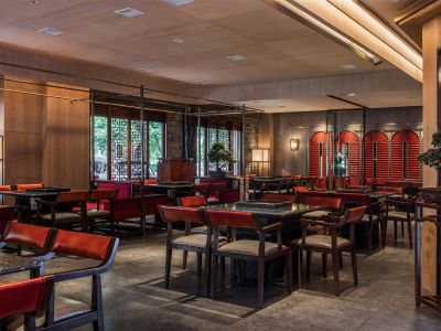 980平中式风格火锅店装修设计案例