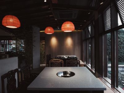 700平中式风格火锅店装修设计案例